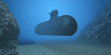 Saab A26 Submarine. Illustrative