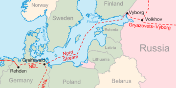 Nordstream 2 map