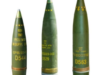 155mm artillery shell