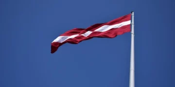 Latvian flag