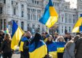 Ukrainians protest