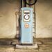 Old gas pump