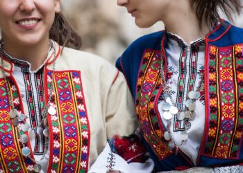Womens in traditional dresses