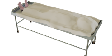 A corpse. Illustrative