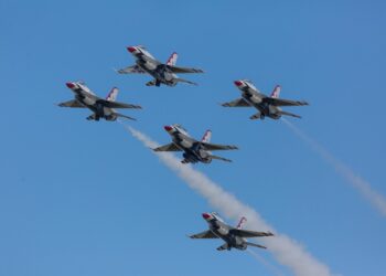 Thunderbirds. Fighter jets