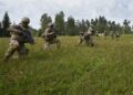 Soldiers on trainnig