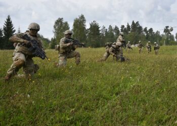 Soldiers on trainnig