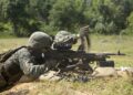 Soldiers on excercise