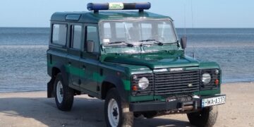 Polish Border Guard car.