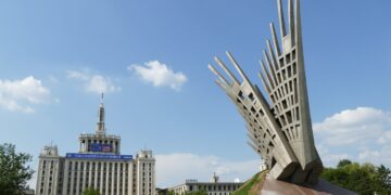 Wings Monument in Bucharest