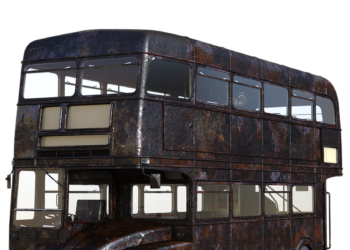 Black London doubledecker