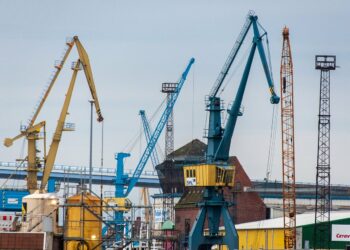 Seaport cranes