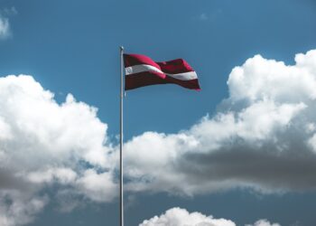 Latvian flag