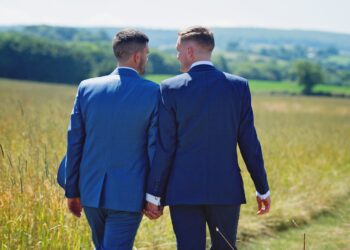 Men couple. Illustrative