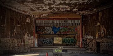 Abandoned theatre