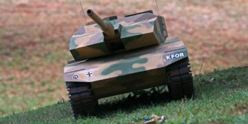 Model of a tank