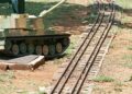 Tank on a railroad