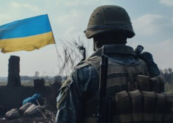 Ukrainian soldier