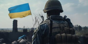 Ukrainian soldier