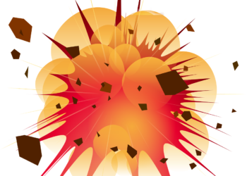 Explosion. Illustrative