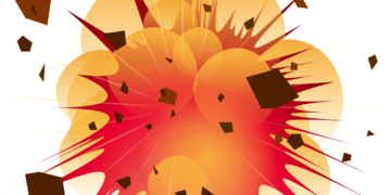 Explosion. Illustrative