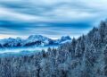Mountains in the winter