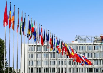 EU member countries flags