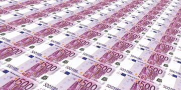 Euro money glut