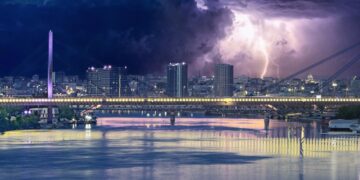 Storm over Belgrade