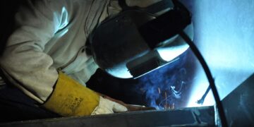 Welder. Illustrative