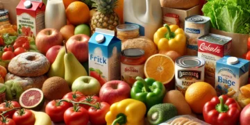 Groceries. AI Generated