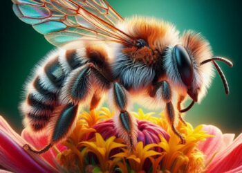 Bee. AI generated