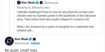 Musk-Sikorski X exchange