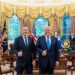 Karol Nawrocki and Donald Trump in the Oval Office. White House