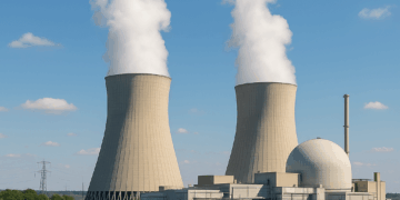 Nuclear power plant.