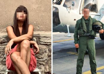 Croatian pilot and his girlfriend.