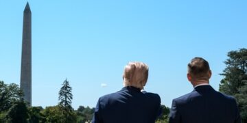 President Donald Trump and President Karol Nawrocki