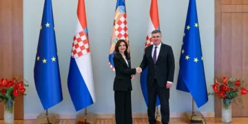 Leaders of Albania and Croatia