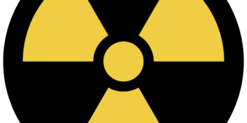 Nuclear energy symbol.