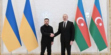 Ilham Aliyev and Volodymyr Zelensky