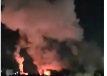 Explosion in Bukcharest