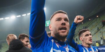 Lukas Podolski. photo: https://www.facebook.com/GornikZabrzeSA/photos