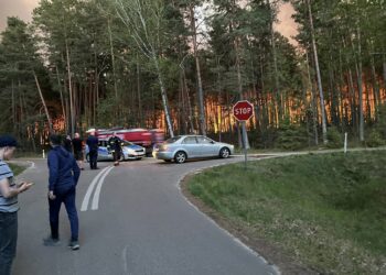 Fire in Poland